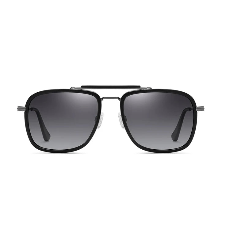 Factory TR3366 Sunglasses square Double Bridge Women Metal Men Women Fashion Oversized Sunglasses New