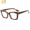 STORY XY2105 Trendy Anti Blue Light Eyeglasses Frames River Optical  Women Men Vintage Clear Lens Eyeglasses Frame Customize