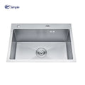 Kitchen Sinks Modern Desgin Kitchen Sink Factory Price Wholesale Custom 304 Stainless Steel Simple Rectangular Polished 5 Years