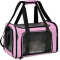 Portable Cat and Small Dog Bag Foldable Breathable Crossbody Shoulder Pet Carrier for On-the-Go Owners
