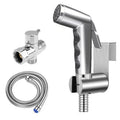 HONGDEC Wall-mounted ABS Plastic Contemporary Bathroom Bidet Toilet Sprayer Set with Horizontal Spray and Handheld Sprayer