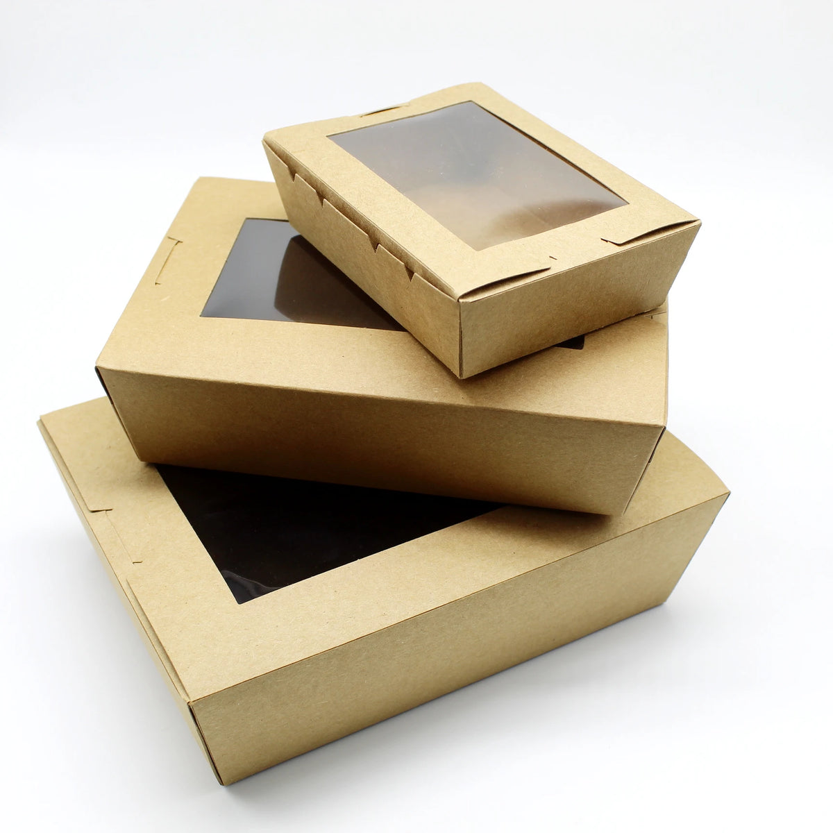 Chinese Factory Custom Recyclable Kraft Eco-Friendly Disposable Food Packaging Box Portable Matt Lamination Embossing