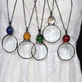 Creative Magnifier Glass Pendant Necklace Fashion Magnifier Necklace Gift Suitable for Elderly People Daily Use