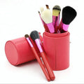 Custom Logo 12-Piece Makeup Brush Set with Kabuki Powder and Foundation Blending Animal Hair for Face Use