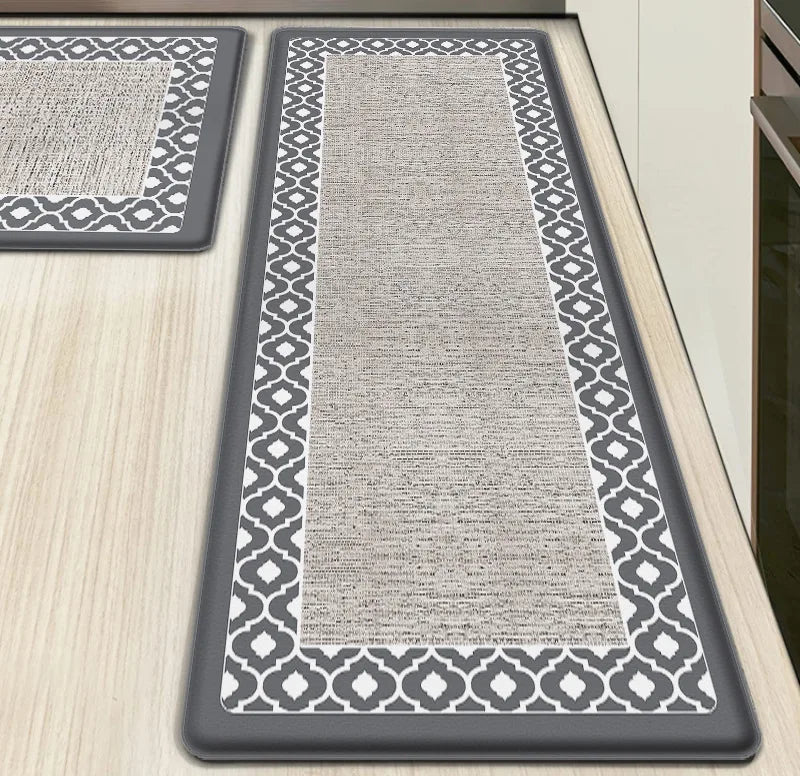 Custom Kitchen Mat Cushioned Anti-fatigue Kitchen Rug Kitchen Waterproof Mat