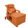 SW Professional Modern Japanese Portable Ceramic Basin Salon Shampoo Chair with Steam Therapy and Adjustable Footrest
