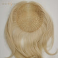 Grade 12A Full Hand-Tied Virgin European Remy Human Hair Topper Straight Deep Wave Seamless Fishnet Base Integration for
