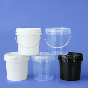 1L Food Grade Customized Plastic Bucket Liquid Milk Package With Highly Sealed Lid