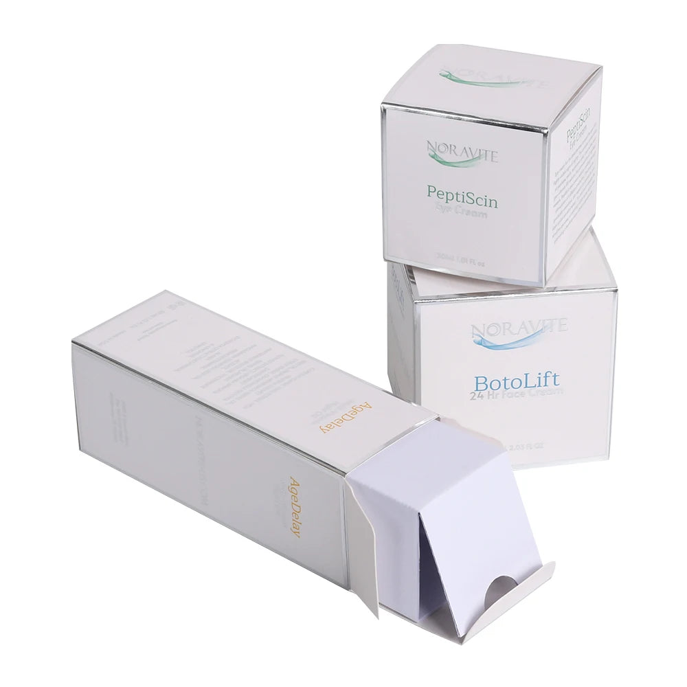 Recyclable Luxury Custom Coated Paper Telescope Boxes for Cosmetic Packaging with Laminated Finish Handmade Custom Logo