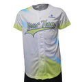 Wholesale OEM 100% Polyester Sublimation Baseball Jersey Custom Button Down Baseball Shirt