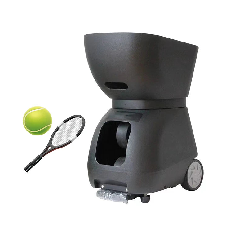 Tennis Ball Automatic Throwing Machine Smart Feeder with Adjustable Serve Speed for Training