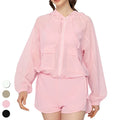 Loose Drawstring Lightweight Outdoor Blouse Long Sleeve Breathable Zipper Mesh Running Fitness Hoodies Women Sports Jacket