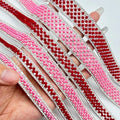 Bling 3mm Pearl Rhinestone Sheet Self Adhesive Mesh Fabric Rhinestone Trim Sticker Glitter Crystal Applique Clothes Crafts Trim