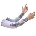 BRK Men's Seamless Sports Arm Sleeves UV Sun Protection Cooling and Anti-Slip Ice Silk Arm Warmers/Covers