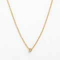 Joolim Jewelry 18K Gold Plated Flashing CZ Pendant Necklace Stainless Steel Jewelry Wholesale