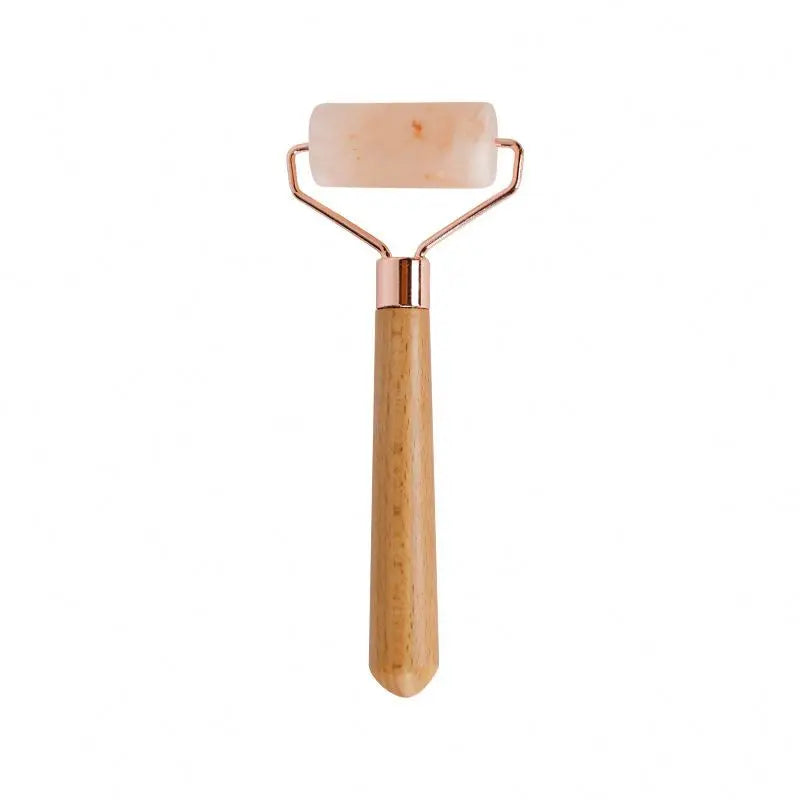 Natural Himalayan Rock Salt Jade Face Roller Facial Lifting and Wrinkle Removal Jade Roller Salt Stone SPA Body Massage Roller