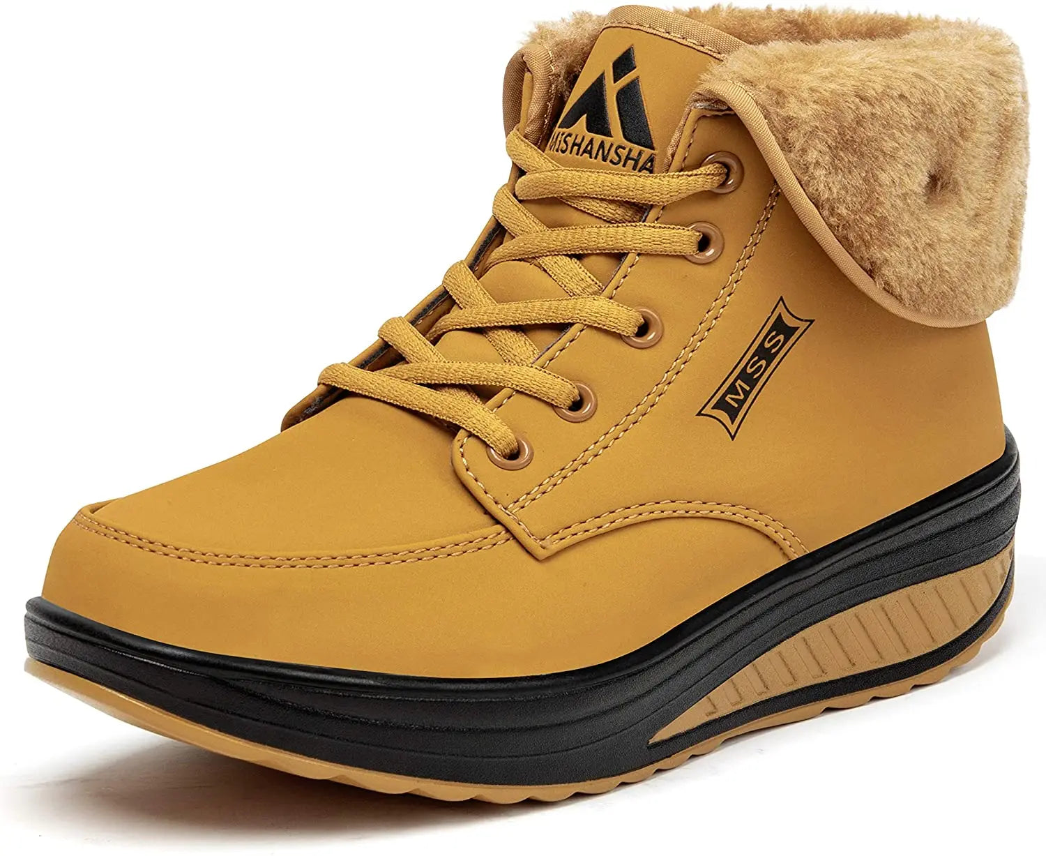 2021 New Wholesale Mishansha Fashion Outdoor Winter/Autumn Thermal Warm Anti-Slip Waterproof Unisex Ankle Bootie Snow Boots