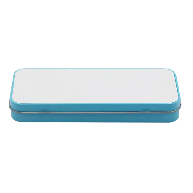 DIY Printing Blank Sublimation Pencil CaseKids Metal Tin Pencil Box With Aluminum Plate