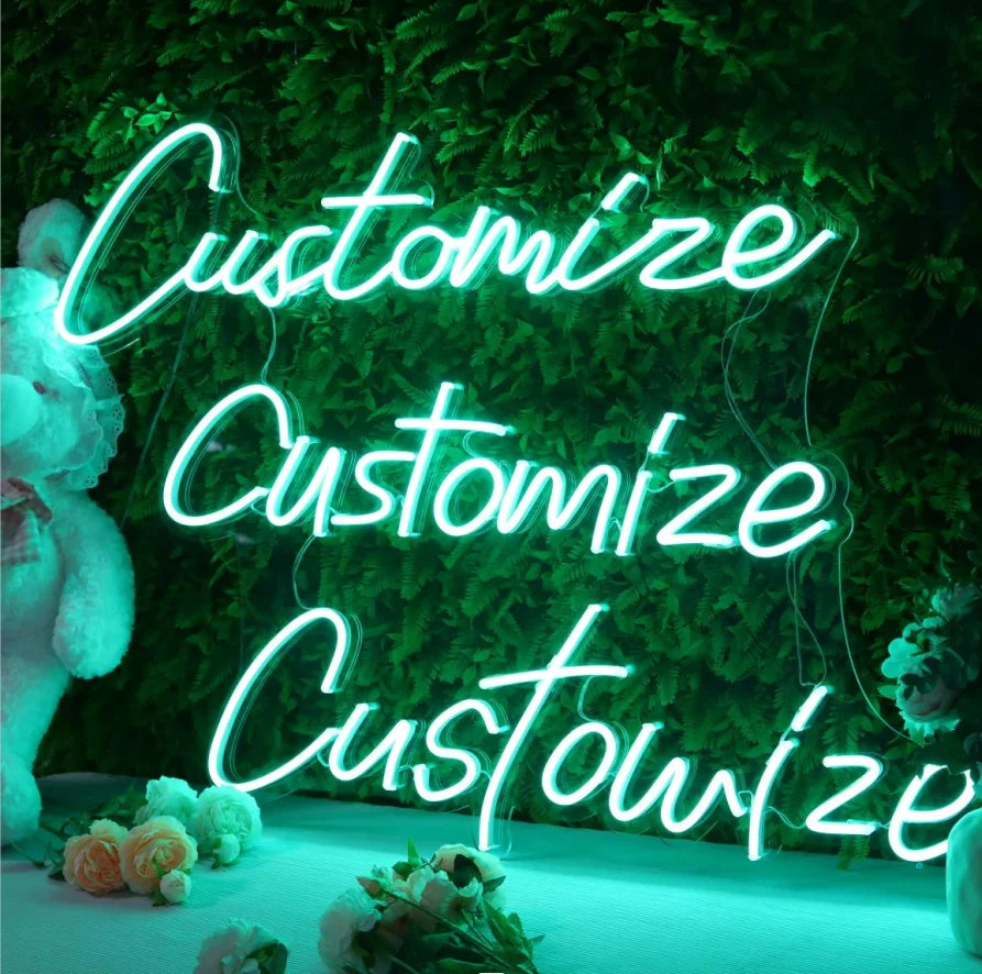 Cool Girls Shop Custom Logo Flex 12V LED Neon Sign for Smoke Shop Mall & Park Decoration with Custom Color