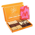 New Orange Design Corrugated Cardboard Customized Cookie Brownie Packaging Box With Divider