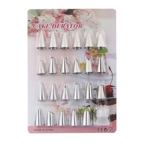 Lixsun Hot Sales Stainless Steel Cake Pastry Nozzles Piping Icing Tips Sets / Cake Supplies Decorating Tips Tool