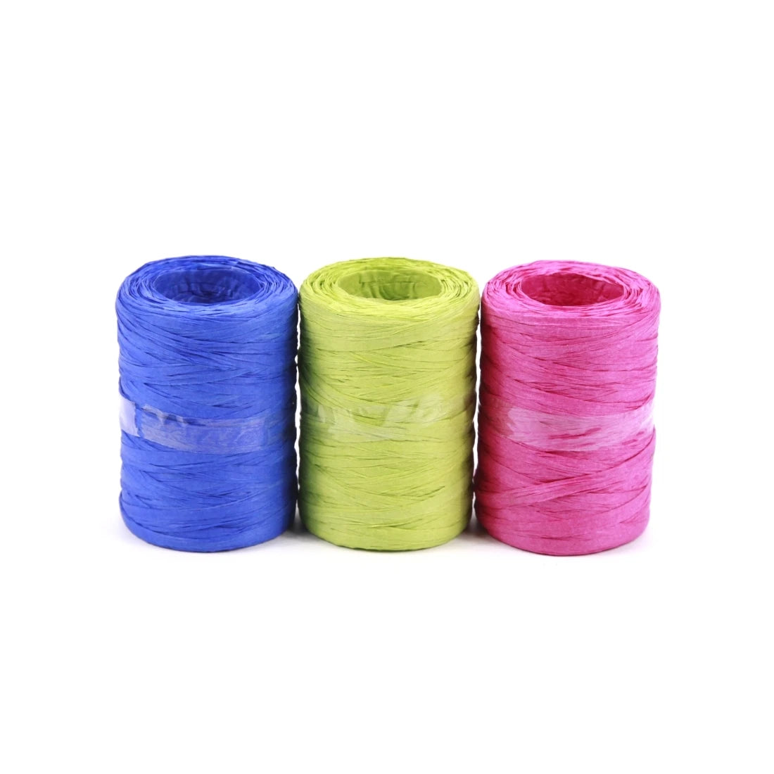 Free Sample Various Colors Flower Gift Ribbon Paper Raffia Yarn String Rope for Knitting for Packaging Ropes