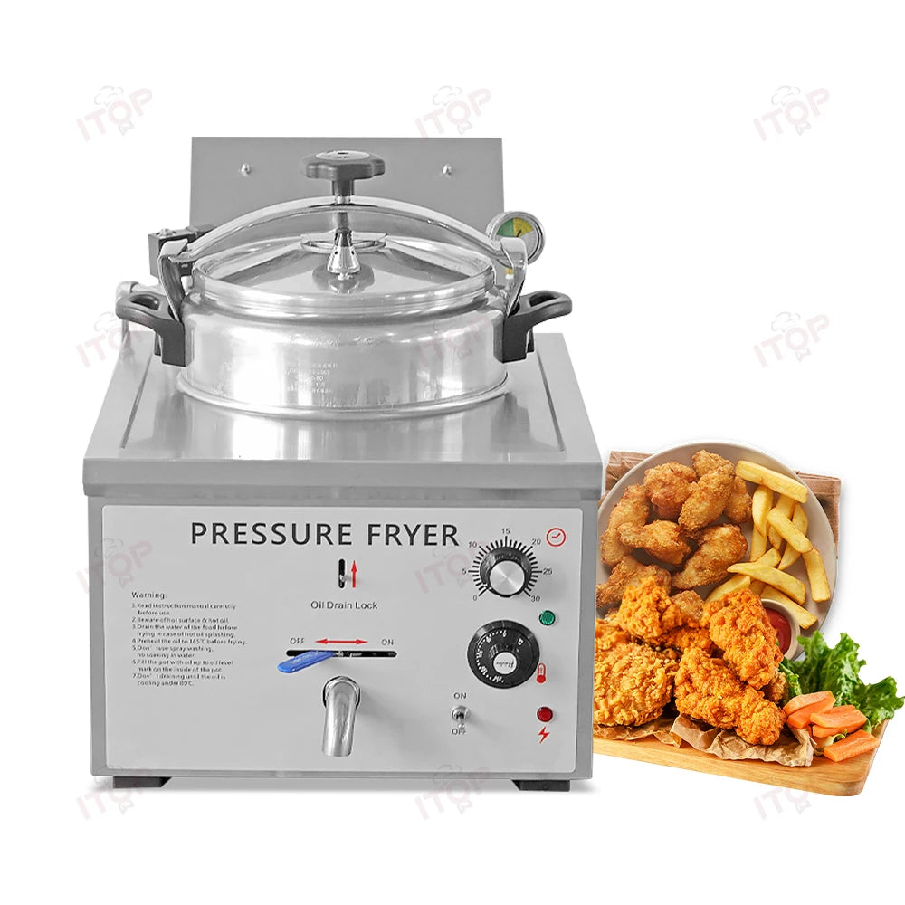 Pressure Fryer Chicken Express Frying Pot for Restaurant Electric Pressure Fryer