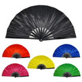 Wholesale Plain Large Loud Kung Fu Tai Chi Folding Fan Bamboo Hand Held Fan for Performance