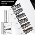 JTING New Arrival 6colors Obsidian Cat Eye Gel Polish Galaxy Effect Nail Art Gel Nail Polish Private Brand Custom Nail Supplier