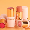 Custom Highlight Mineral Makeup Face Blush Stick Waterproof NO Logo Cheek Tint Powder Blusher