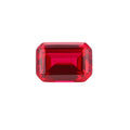 Wholesale Price Lab Grown Ruby Emerald Cut Loose Synthetic Lab Ruby Gemstone