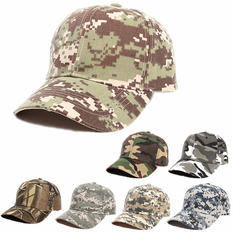Men's Sports Camo Baseball Cap Camouflage Fishing Cap Outdoor Hunting Camping Hiking Hats