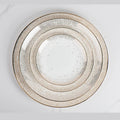 Luxury Gold Dot Home Tableware Dinner Plate Restaurant Ceramic Dinnerware Dinner Sets
