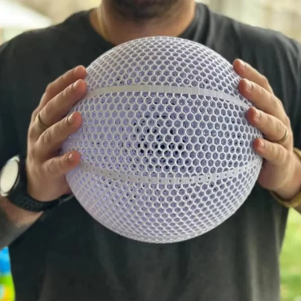 3D Printed Airless Indoor Silent Basketball New Gift for Basketball Lovers Machining Services Product