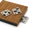 Waterproof Stainless Steel Durable Plastic Deck Clip for Composite Wood Decking Hidden Fastener with Stainless Screws