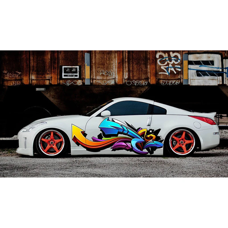 Custom Printing Durable PVC Vinyl Sticker Letter Graffiti Die Cut Car Stickers