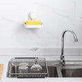 Powerful Multi-Function Shower Holder with Suction Cup Hook Duty Bathroom Soap Tray & Basket Premium Quality Bathroom Set