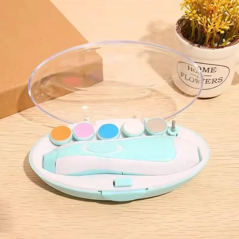 Multifunctional Electric Baby Cutter Trimmer Manicure Tool Set Baby CareNail Trimmer Baby Nail File Clippers Toes Finger Nail
