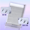 Black Promade Fans Heat Bonded Thin Pointy Sharp Base Premade Fans Eyelash Korean Pbt Fiber Volume Lash Extensions