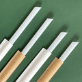 KAYRUN 6mm/12mm Disposable Eco-Friendly Biodegradable Clear Jelly Straw Bubble Tea Boba Cocktails PLA Resin Giveaways 1 Set MegaBDM