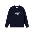 Unisex Plain Cotton French Terry Men Crewnecks Sweatshirt Custom Logo Printing Heavyweight Oversized Men's Pullover Sweatshirts