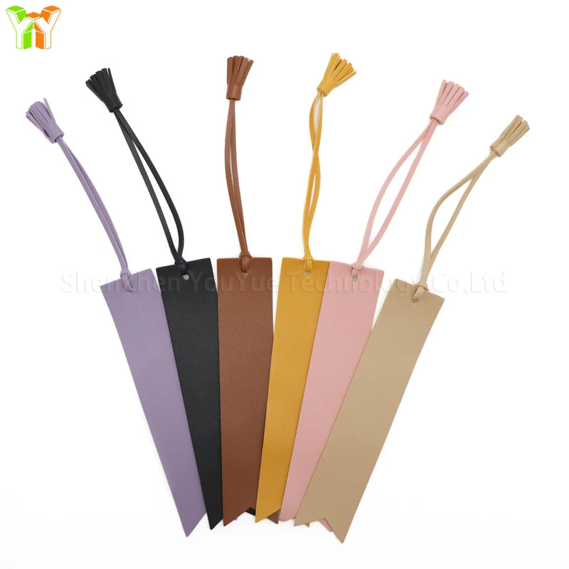 New Arrival Ready Stock Leather Bookmark Pastel Bookmarks Graduation Gifts Bookmarks for Men Women Book Lovers Readers