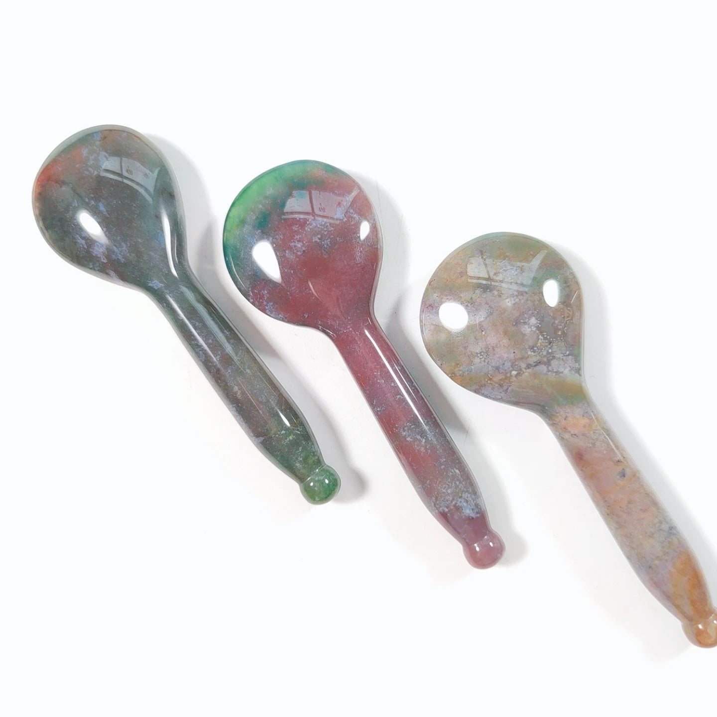 Huiying Professional Indian Agate Spoon Mini Gua Sha
