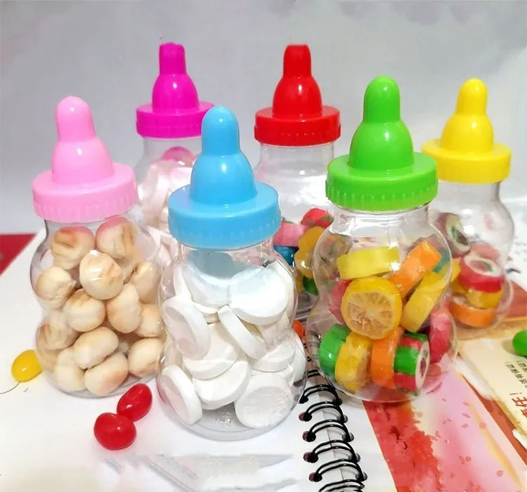 50ml Creative PET Food Grade Cartoon All-in-one Lid Small Milk Bottle Custom Label