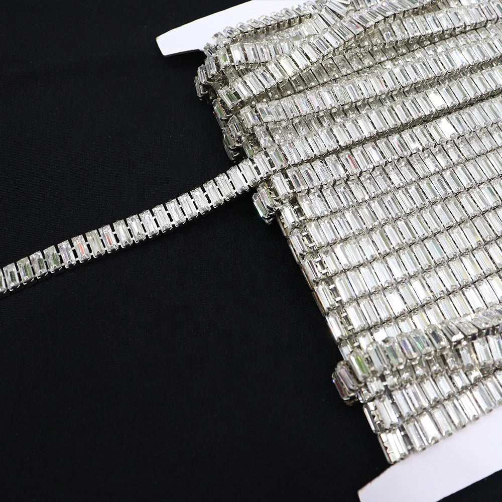 D014 Bling Bling Wholesale Rhinestone Chain Crystal Rhinestone Cup Chain Shoe Chain Ladies Shoe Accessories