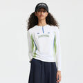 QUICKSHOW Sportwear Stock PIQUE Fabric T Shirt Manufacturer Suede Printing Fabric Sports Wear Women Cycling Long Sleeve Tshirt