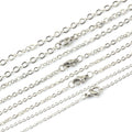 Man Women Chain Necklace 3/4/5/6/8mm*20-100cm Fashion Jewelry 316L Stainless Steel O Link Pendant Chain Necklace