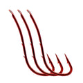 Manufacturers High Carbon Steel Red Single Live Bait Fishing Hook for Saltwater Freshwater