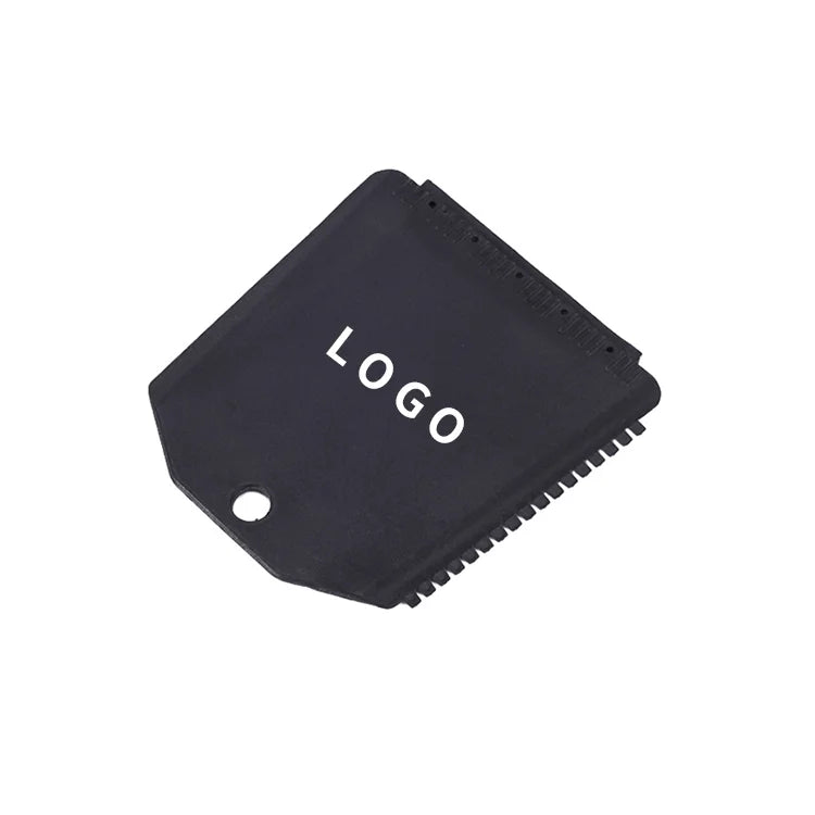 Custom Logo Ice Scraper Promotional Black Freezer Ice Scraper for Business