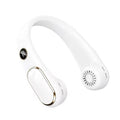 New Arrival Bladeless air Cooling Fan Led Power Display Usb Rechargeable Wearable Neck Fan for Outdoor Color Change Led